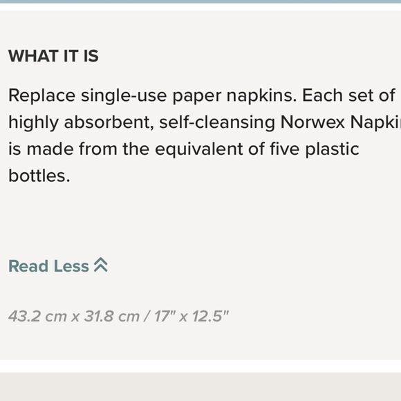 Norwex Napkins Set of 4 Leaves Design NWT - Picture 11 of 11